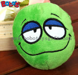 Green Plush Squeakly Face Style Pet Toy Dog Cat Toy Bosw1087/15cm