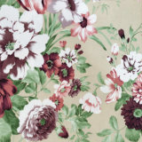 Printed Flower Super Soft Velvet Sofa Fabric (FD1020)