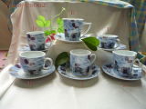 Porcelain Cup and Saucer (YD09-CS002)