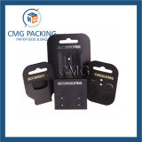 Black Gloosy Plastic Jewelry Set Card (CMG-092)
