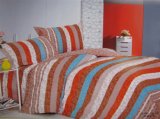 Bedding Set of Colorful Stripe Printing -The Prosperous World