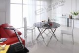 Modern Glass Dining Table Popular in Europe Market