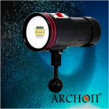 Rechargeable Brightest 5, 200lumens LED Torch with Waterproof 200 Meters