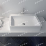 One Piece Vanity Top Artificial Stone Composite Resin Counter-Top Wash Basin/Sink (JZ9025)