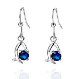 Fashion Costume Jewellery Match Swiss Blue Hook Earring