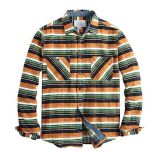 Men's Long Sleeves Casual Plaids Shirt Made of Polycotton (WXM088)