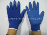 Work Glove of Colorful Foam Latex Coating (size 6