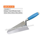 a-02 Painted Wooden Handle Bricklaying Trowel