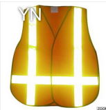 Safety Vest with Reflective Crystal Tape