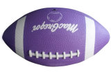 320g Corrugated Rubber Violet Printing American Football for Sports (KH10-24)