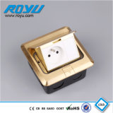 Pop-up Type French Module Copper Alloy Waterproof Floor Outlet