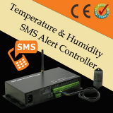 GSM SMS Alarm Device with Temperature & Humidity Sensors.