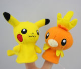 Plush Pikachu and Bird Finger Puppet Toy