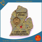 Custom 2D Spartan Pride Military Awards Coins (LN-075)