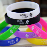 Screen Printed Silicone Bracelets for Promotion Gift