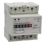 Single Phase Register Display DIN Rail Type Power Meter