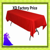 10PCS/Lot Colorful Rectangle Polyester Table Cloth for Wedding