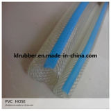 High Quality Bluish Clear PVC Fiber Braided Hose