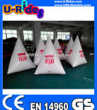 White Triangle Inflatable Float Buoy for Water Events