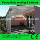 2X4m Aluminum Patio Awning Cover, Terrace Canopy, Plastic Garden Pergola