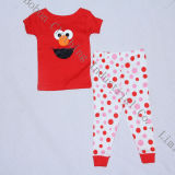 Bobon Red Big Smile Printed Short Slv with Long Pant Fashion Kid's Pajamas