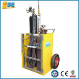 Workshop Oxygen Gas Cylinder Trolley with Equipped Two Gas Cylinders
