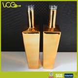750ml Gold/Metal Electroplated Glass Bottle