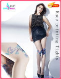 Fashion Sexy 20d Knee Printing Tights Pantyhose Leggings Silk Socks Stockings for Women (SR-1272)