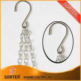 Silver Color Steel Single Hook Link Chain for Hanging Basket