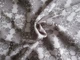 Composite Yarn Imitation Silk Satin Fabric with Printing (XSC002))
