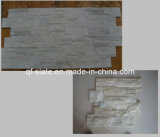 Natural White and Beige Quartz Stone Wall Panel Slate