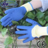 Nmsafety 10 Gauge Polyester Shell Crinkle Latex Work Gloves