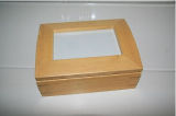 Wood Photo Box with Frame Lid for Storage