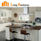 Lacquer Kitchen Cabinet with Glass Cabinet Doors (LB-DD1149)