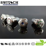 SGS 3A IP67 Ik09 Stainless Steel Push Button Metal Switch Illuminated Light Touch Anti-Vandal Switch