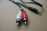 3.5 Stereo to 2 RCA Cable Audio Cable AV Cable