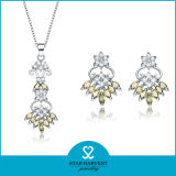 Wholesale Engagement Silver Jewellery Set with CZ (J-0145)