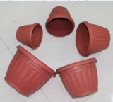 Round Plastic Flower Pots, Terracotta Plastic Plant Pots