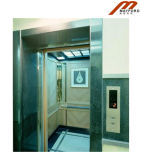 Stainless Steel Mirror Villa Elevator with Center Opening