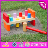 2015 Educational Wooden Knock Toy, Children Knocking Intelligence Toy, Colourful Knocking Table Pounding Bench Toddler Toy W11g018