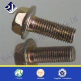 Hex Flange Bolt with Yellow Zinc