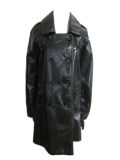 Waterproof, Windproof, PU Raincoat, Ladies Long Raincoat