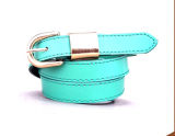 2014 New Women Skinny PU Belt with Pin Buckle. Ladies Fashion Belt Clothing Accessory