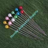 Hot Selling Plastic Assorted Pearl Colors Round Head Pin