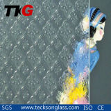 3-8mm Clear Flora Patterned Glass