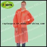 Disposable Nonwoven/ PP Lab Coat with Buttons
