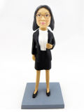 Custom Office Lady Bobble Head Doll