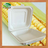Disposable Biodegradable Cutlery Lunch Box 1000ml