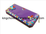 Fashion Purple PU Wallet with Beaded / Fashion Wallets (KCW24)
