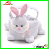 Plush Easter Rabbit Basket Toy